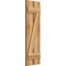 Ekena Millwork Spaced Board-n-Batten Shutters w/Z-Bar, Rough Sawn Western Red Cedar, 11 1/4W x 36H, PR RBS06Z11X036RWR - alternate 3